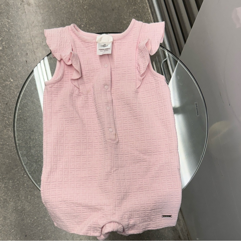 Pink Ruffled Baby Romper - Picture 4 of 5